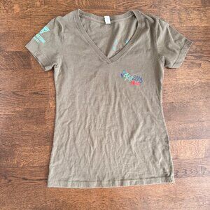 Olive Touchstone Climbing Next Level T-shirt Size S